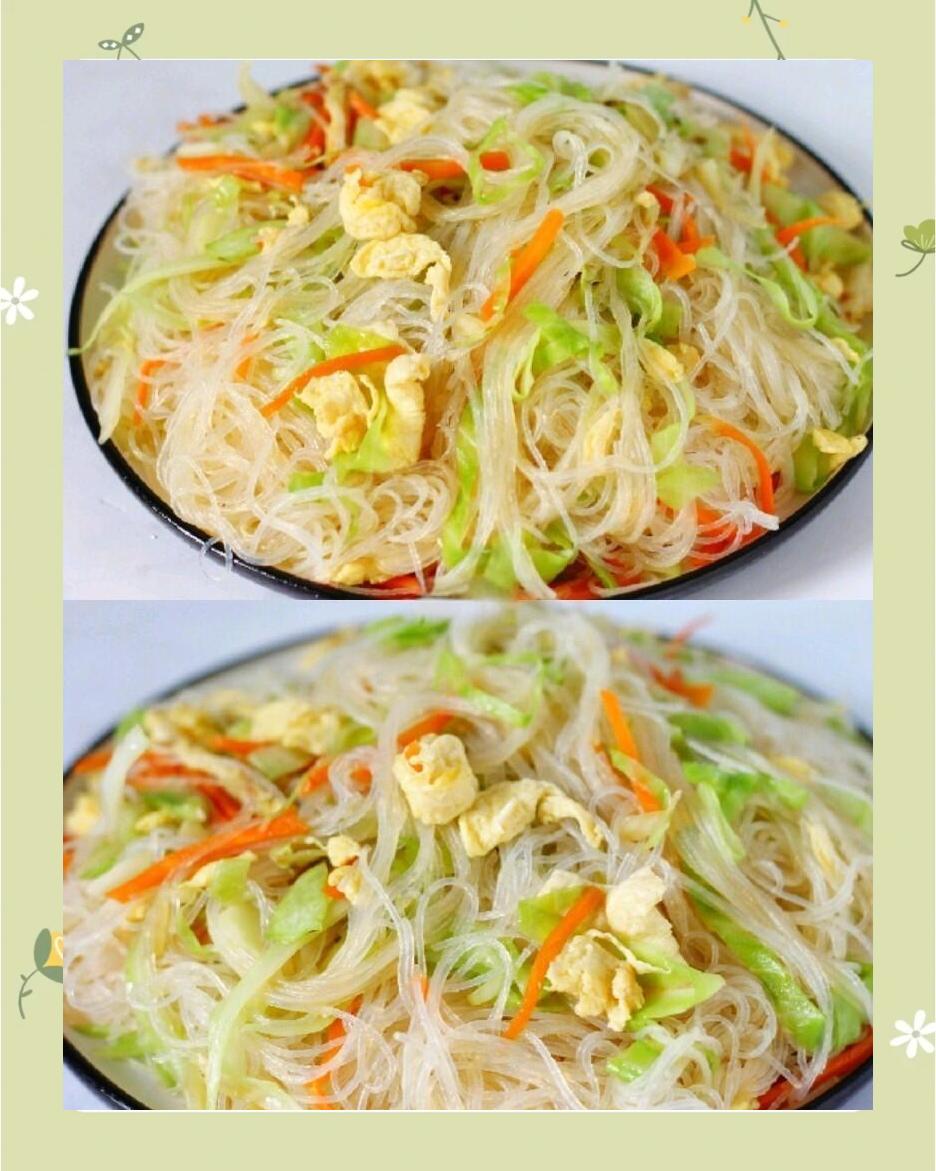 白菜炒粉条做法