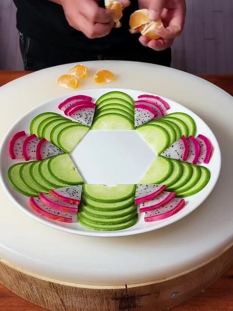 果盘怎么摆才能简单又好看